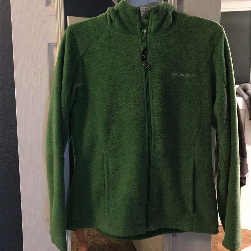 Green Columbia fleece